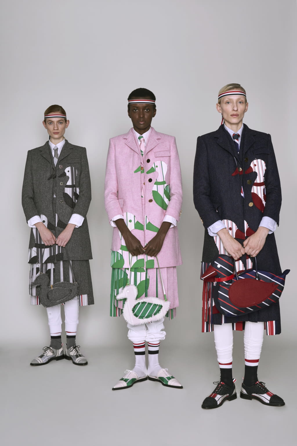 Fashion Week Paris Pre-Fall 2019 look 33 from the Thom Browne collection 女装