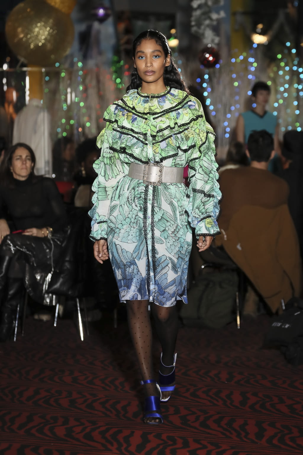 Fashion Week New York Pre-Fall 2019 look 34 from the Koché collection womenswear