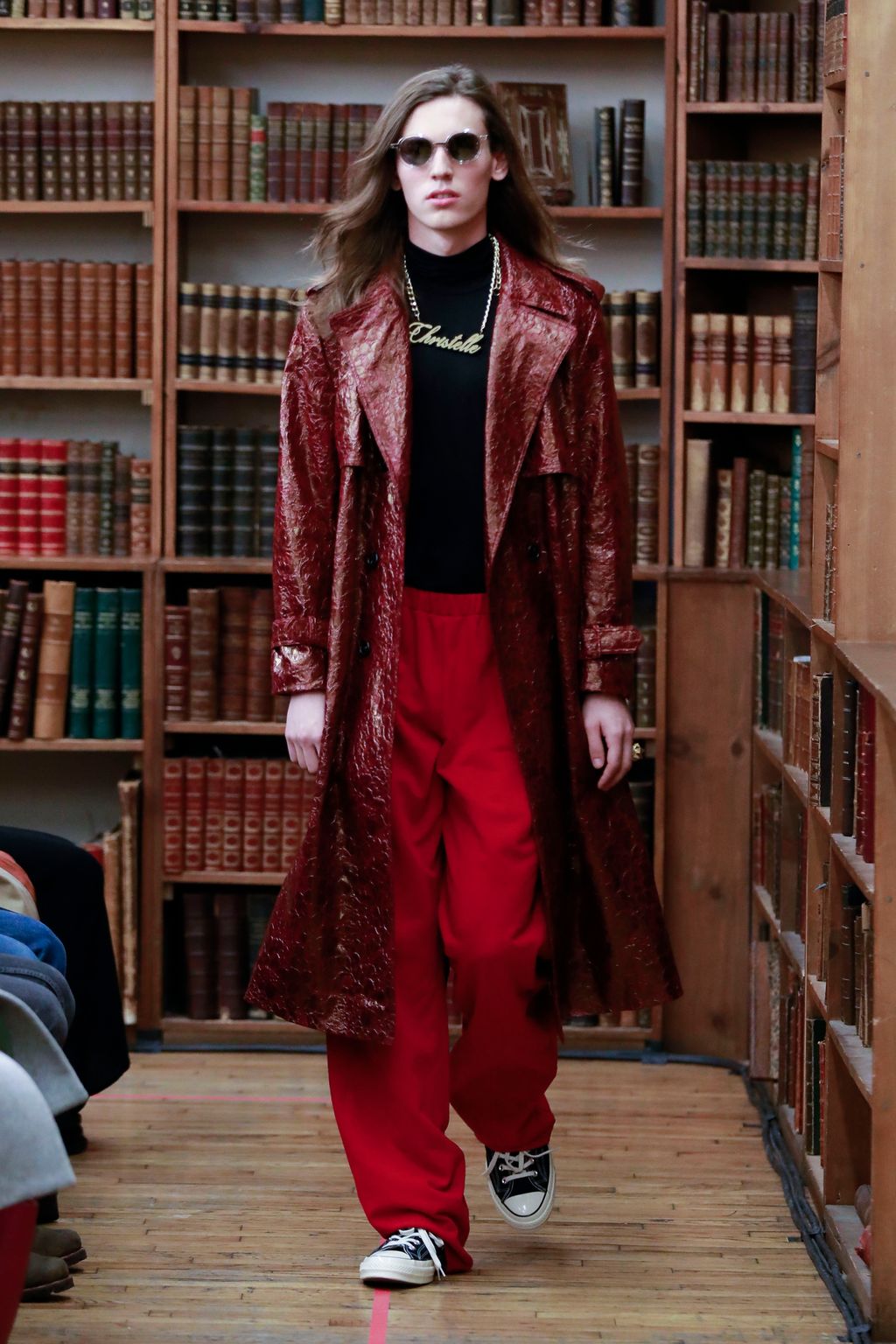 Fashion Week New York Pre-Fall 2018 look 34 from the Koché collection womenswear