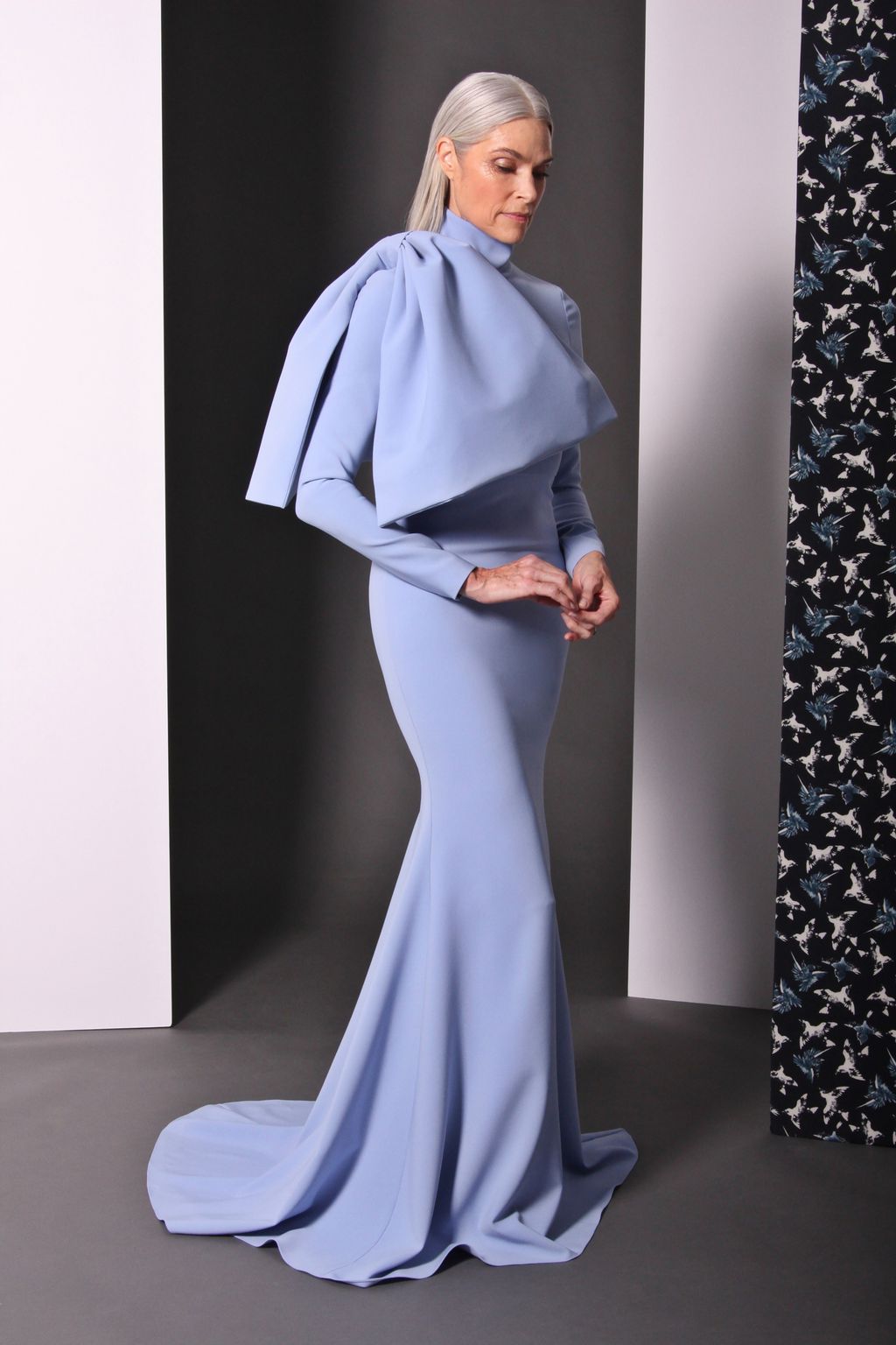 Fashion Week New York Pre-Fall 2017 look 34 from the Christian Siriano collection womenswear
