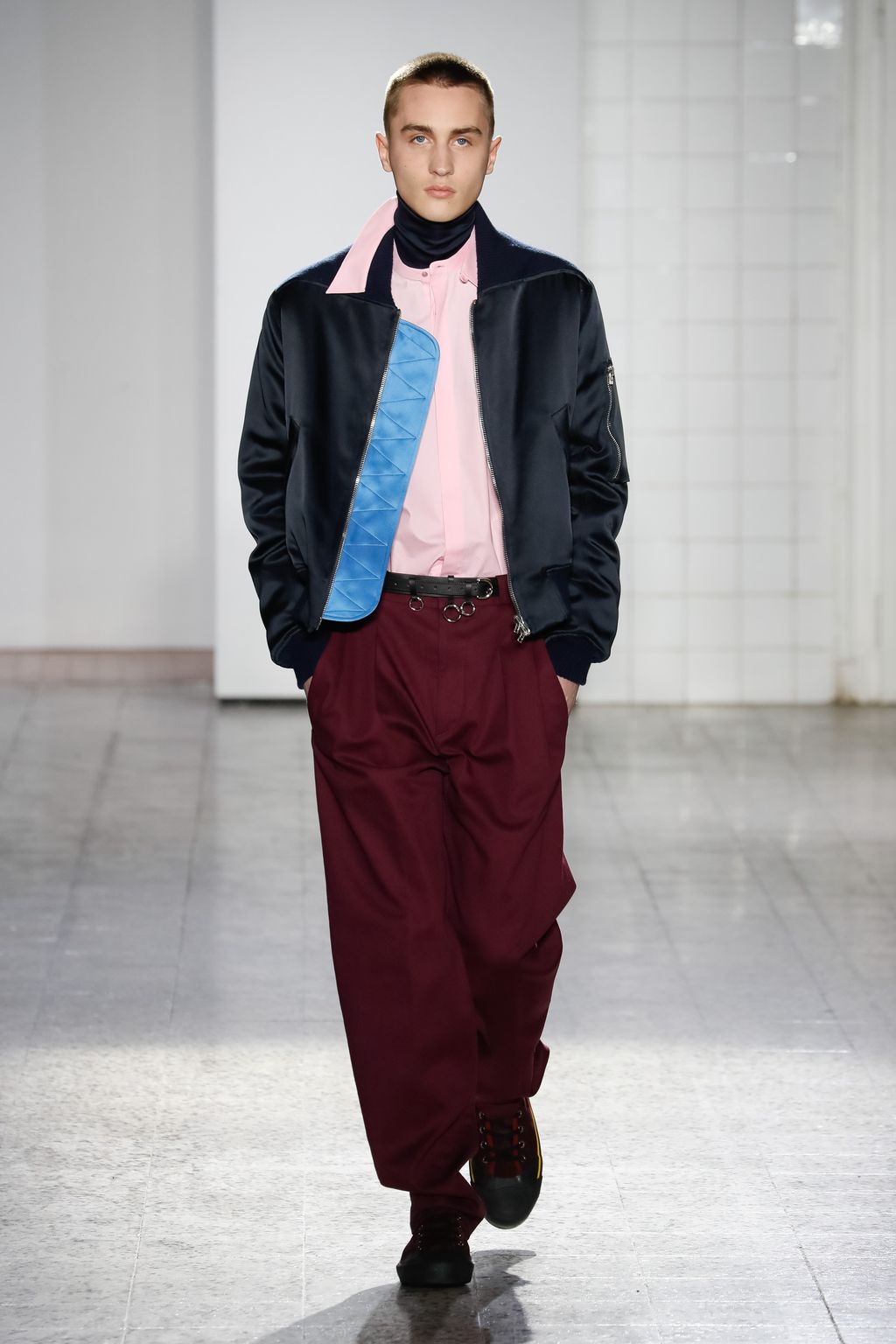 Fashion Week Milan Fall/Winter 2017 look 34 from the Cédric Charlier collection menswear