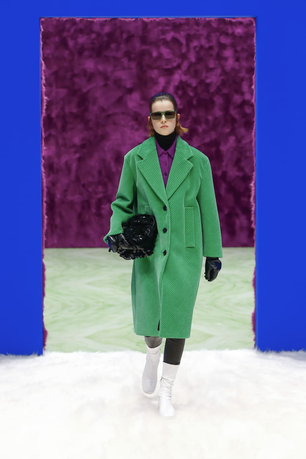 Fashion Week Milan Fall/Winter 2021 look 34 from the Prada collection womenswear