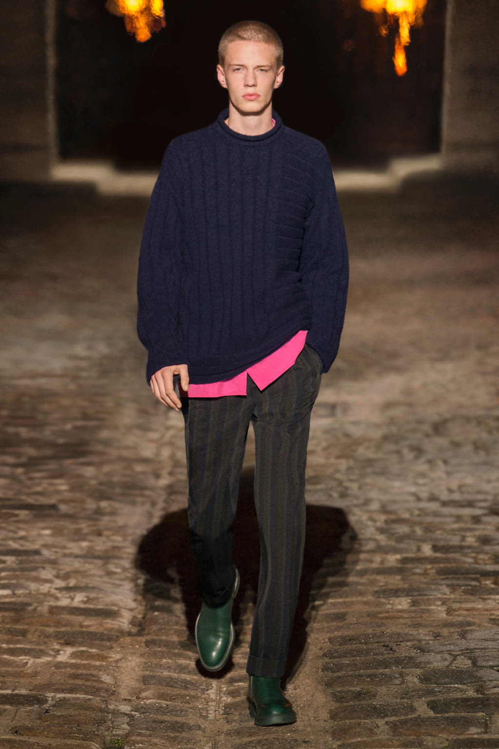 Fashion Week Paris Fall/Winter 2018 look 34 from the Hermès collection menswear