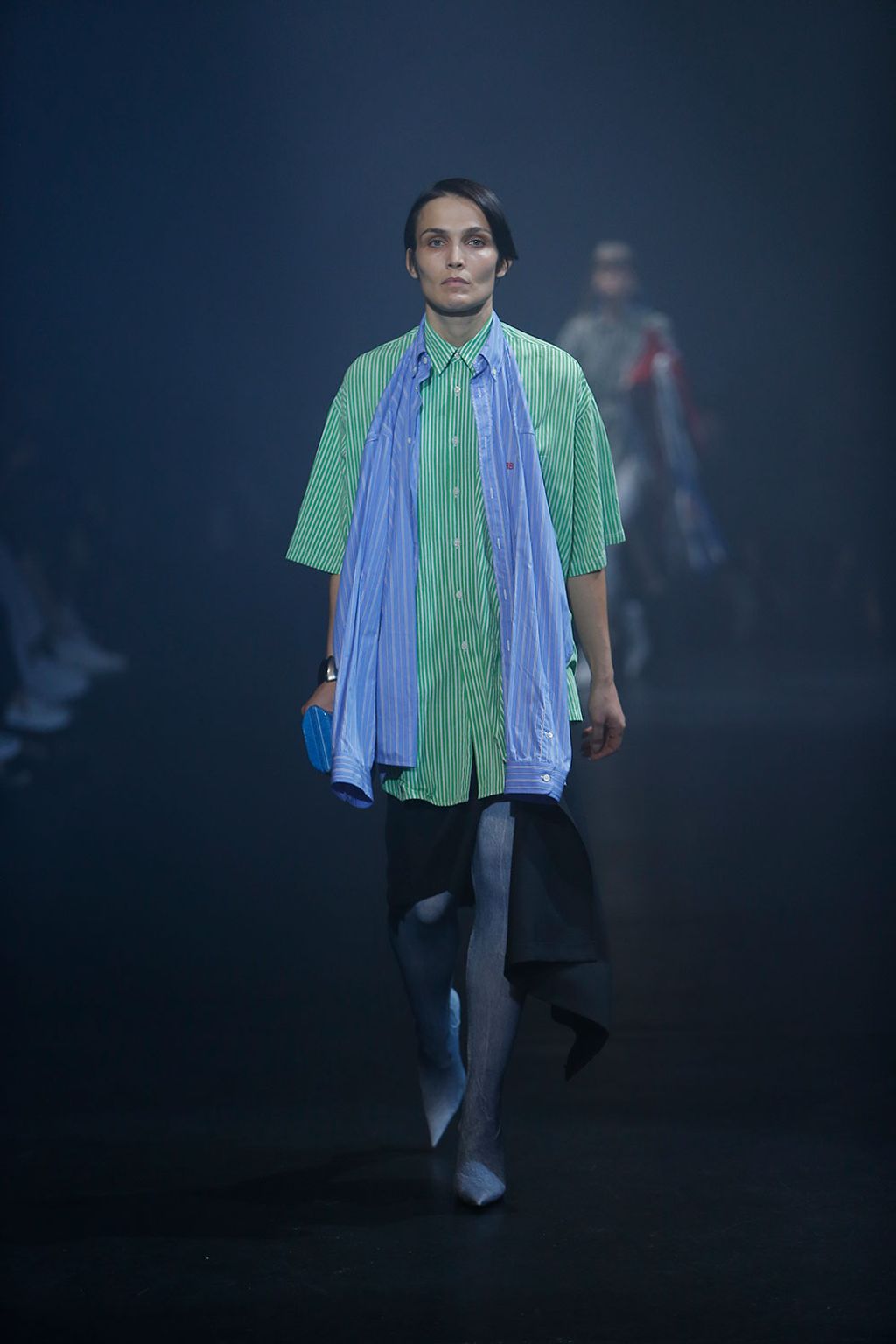 Fashion Week Paris Spring/Summer 2018 look 35 from the Balenciaga collection womenswear