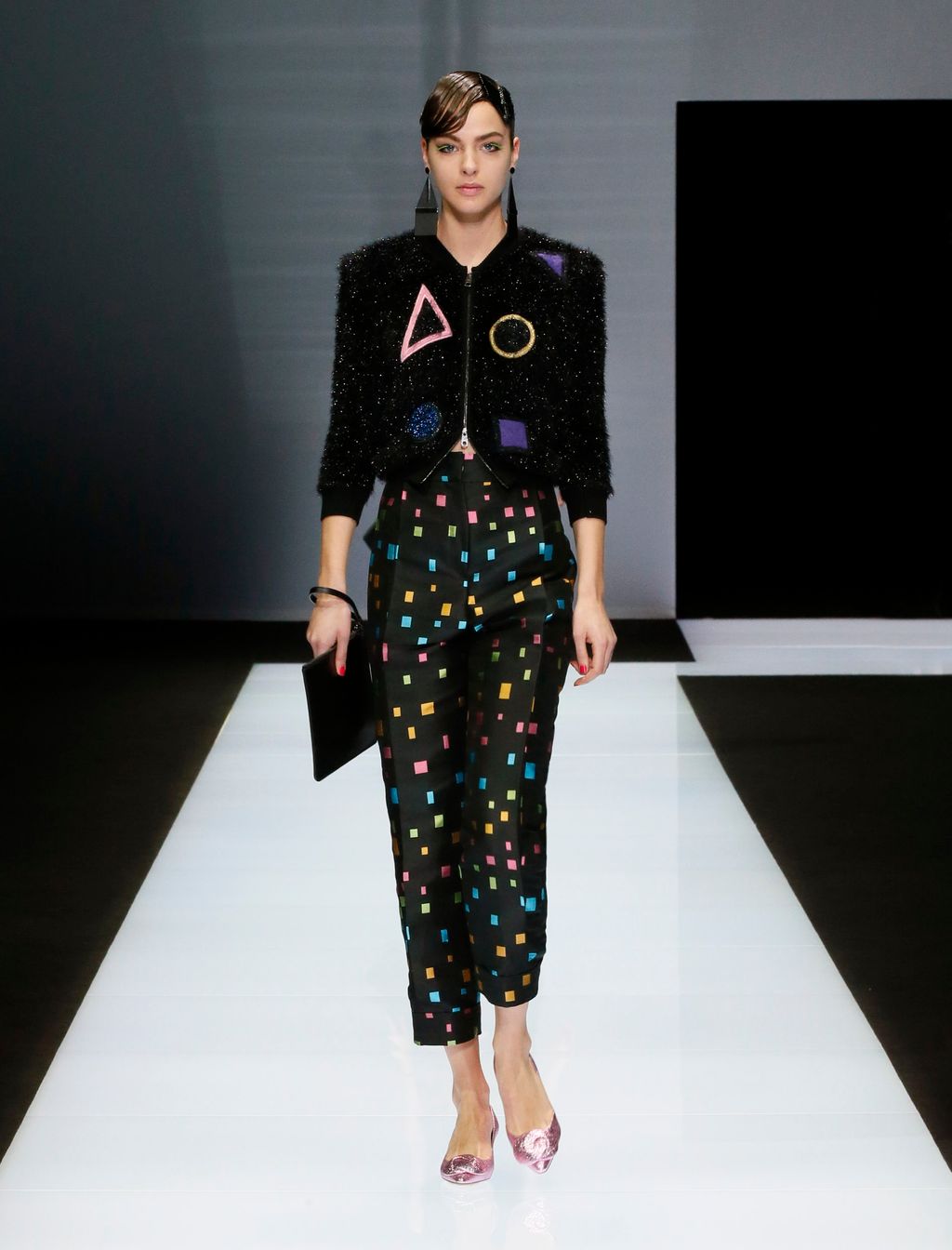 Fashion Week Milan Fall/Winter 2016 look 35 from the Emporio Armani collection womenswear