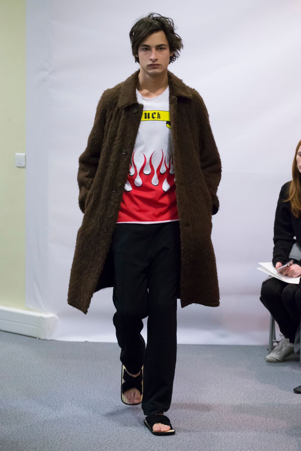 Fashion Week Paris Fall/Winter 2017 look 35 from the Lucien Pellat-Finet collection menswear