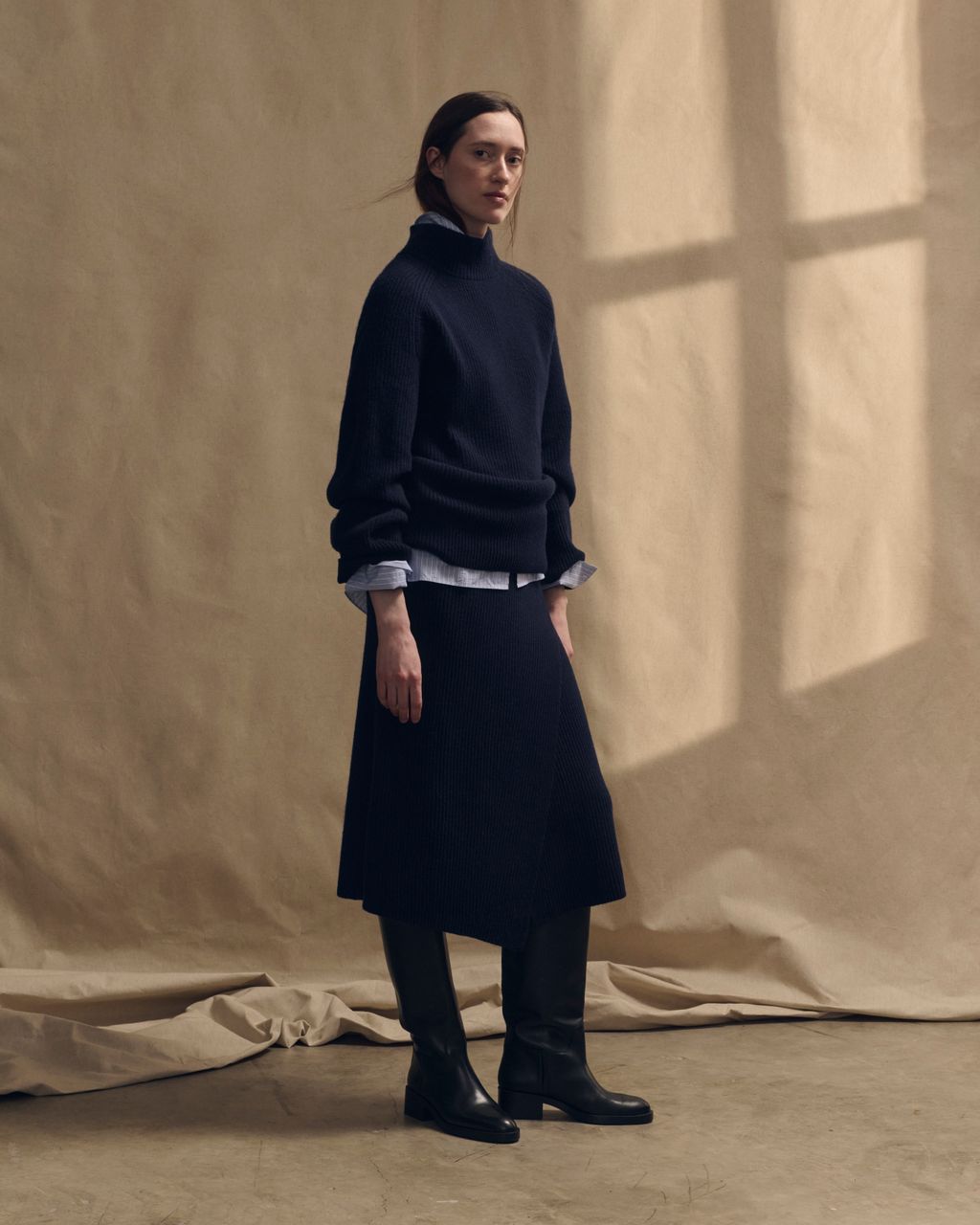 Fashion Week Paris Fall/Winter 2024 look 50 de la collection Eric Bompard womenswear
