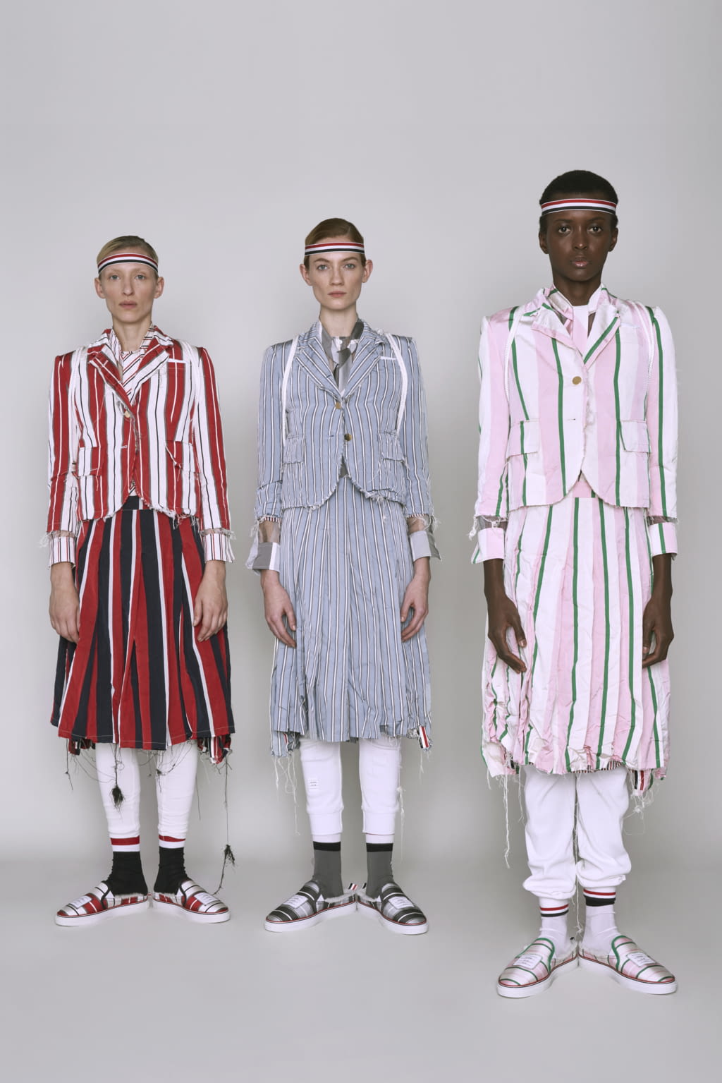 Fashion Week Paris Pre-Fall 2019 look 36 from the Thom Browne collection 女装