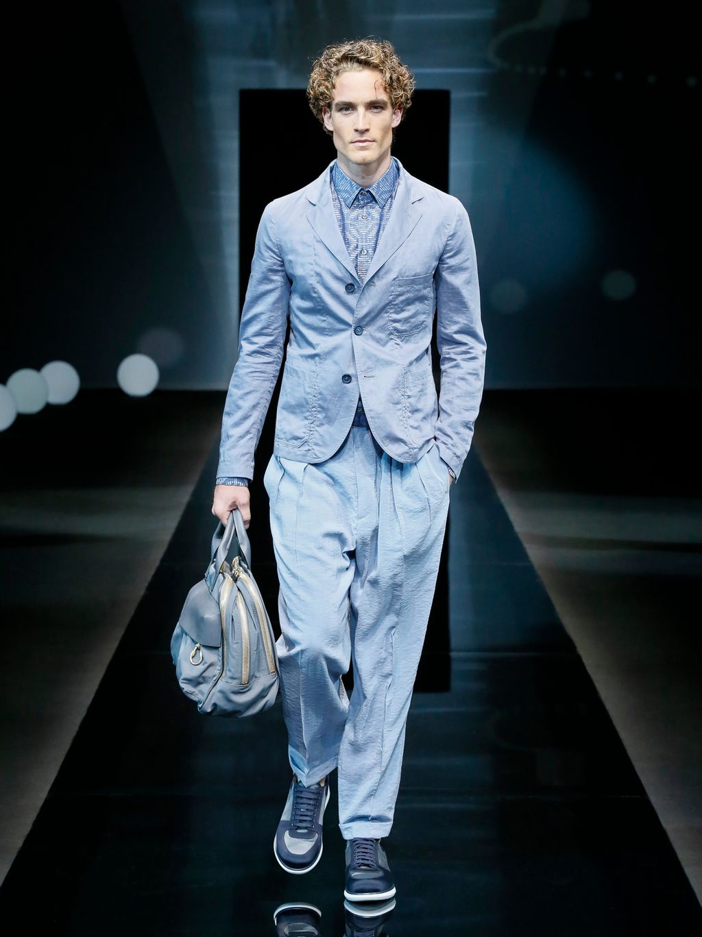 Fashion Week Milan Spring/Summer 2017 look 36 from the Giorgio Armani collection menswear