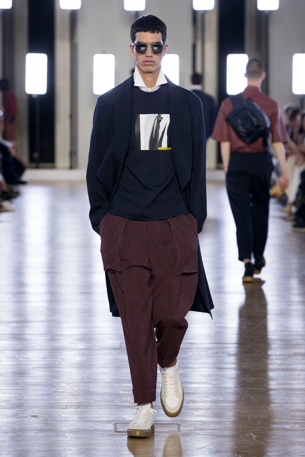 Fashion Week Paris Spring/Summer 2018 look 36 from the Cerruti 1881 collection menswear