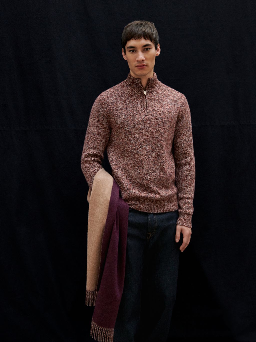 Fashion Week Paris Fall/Winter 2023 look 8 from the Eric Bompard collection 男装