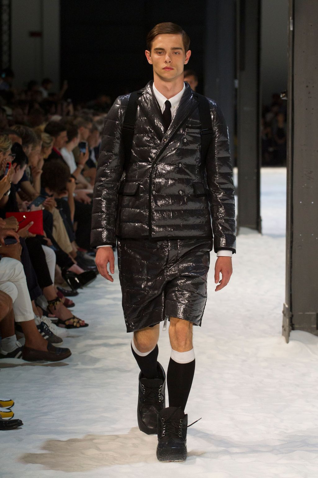 Fashion Week Milan Spring/Summer 2018 look 37 from the Moncler Gamme Bleu collection menswear