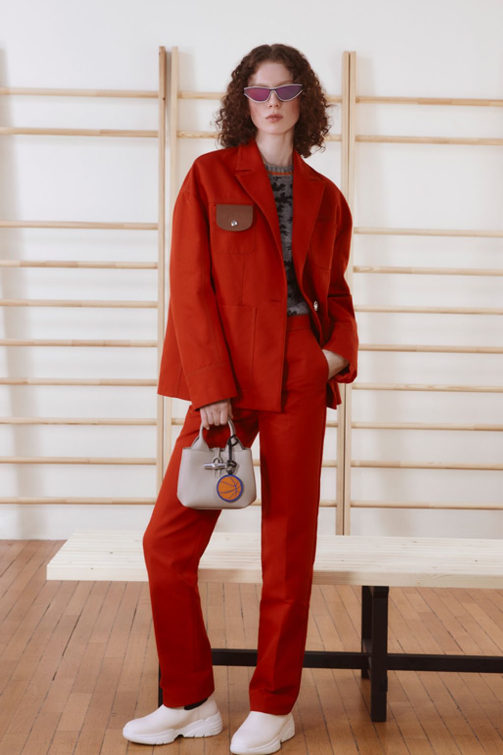 Fashion Week Paris Fall/Winter 2024 look 37 from the Longchamp collection womenswear