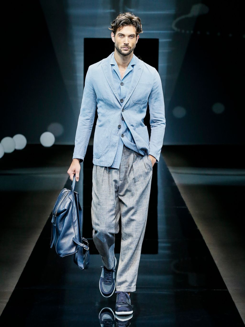 Fashion Week Milan Spring/Summer 2017 look 37 from the Giorgio Armani collection menswear