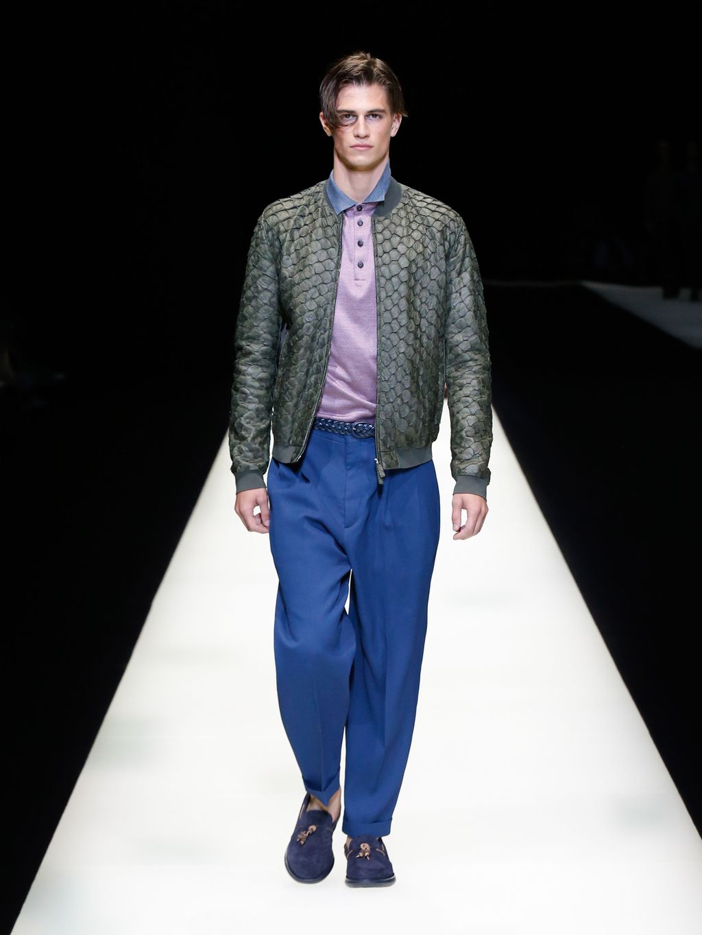 Fashion Week Milan Spring/Summer 2018 look 35 from the Giorgio Armani collection menswear