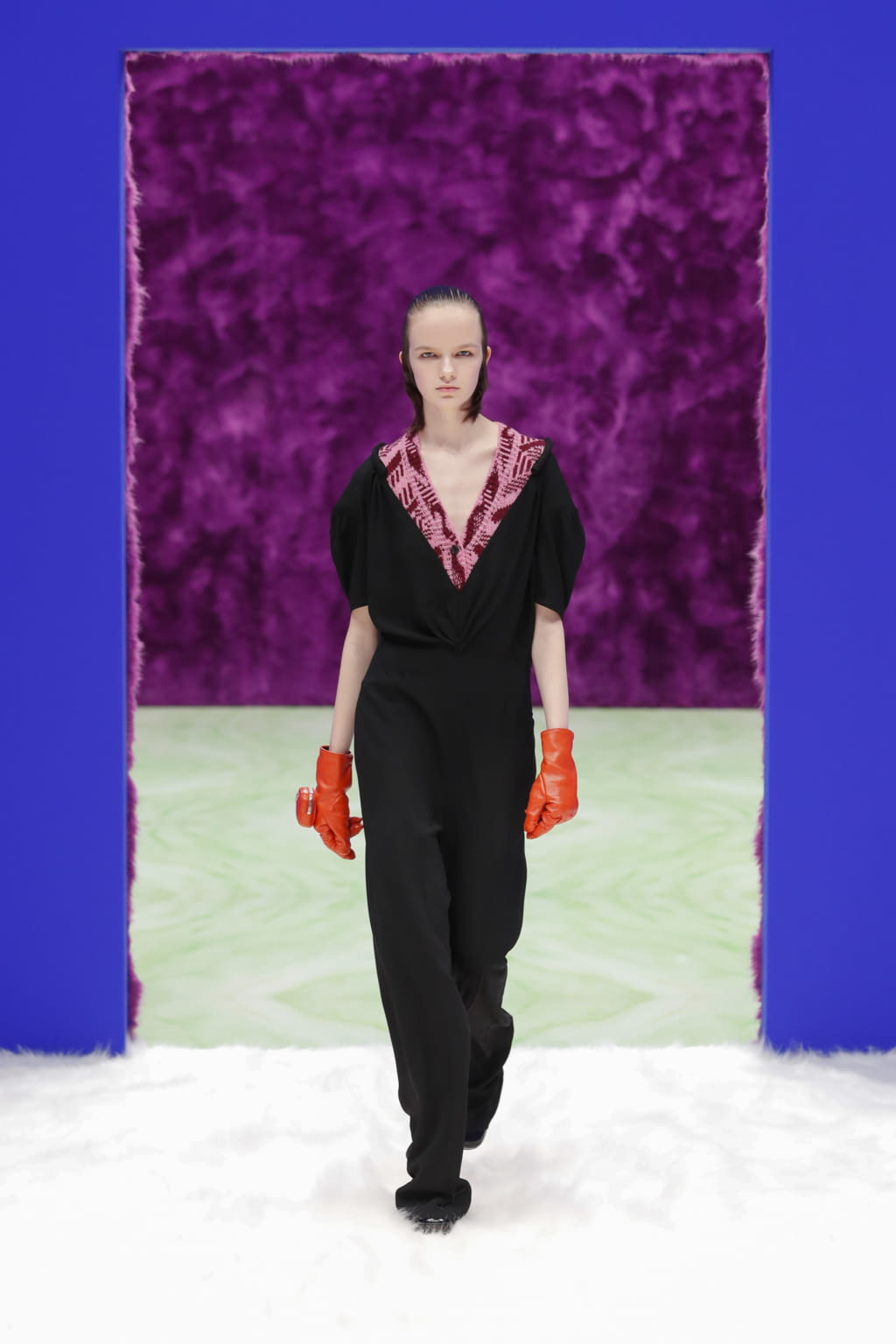 Fashion Week Milan Fall/Winter 2021 look 37 from the Prada collection womenswear