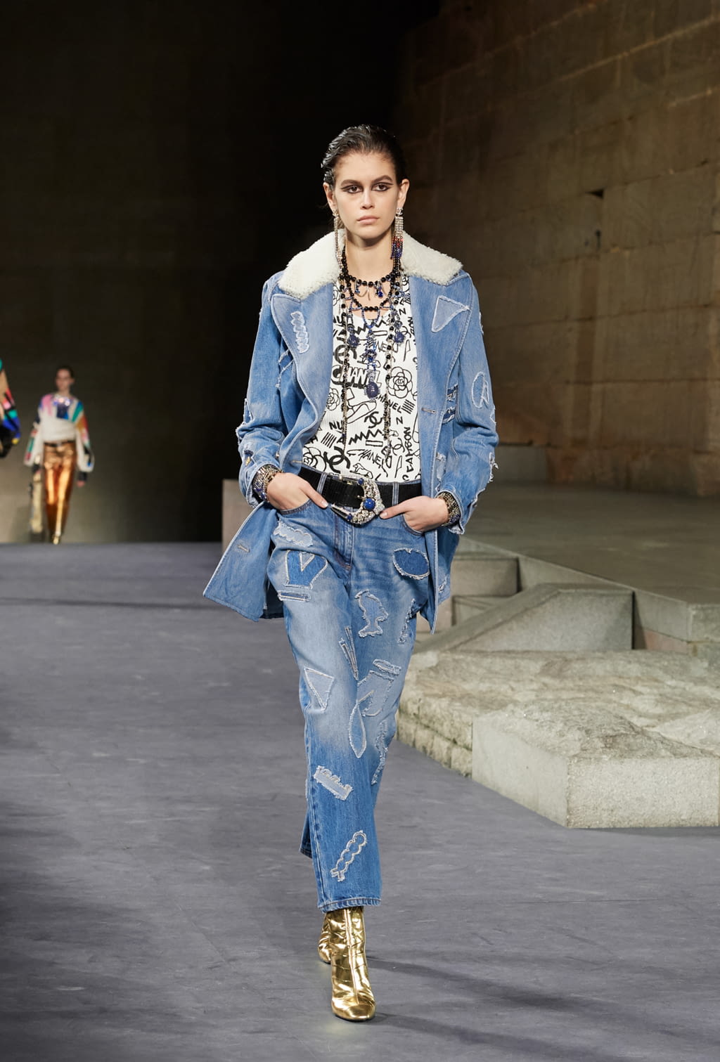 Fashion Week New York Pre-Fall 2019 look 37 from the Chanel collection womenswear