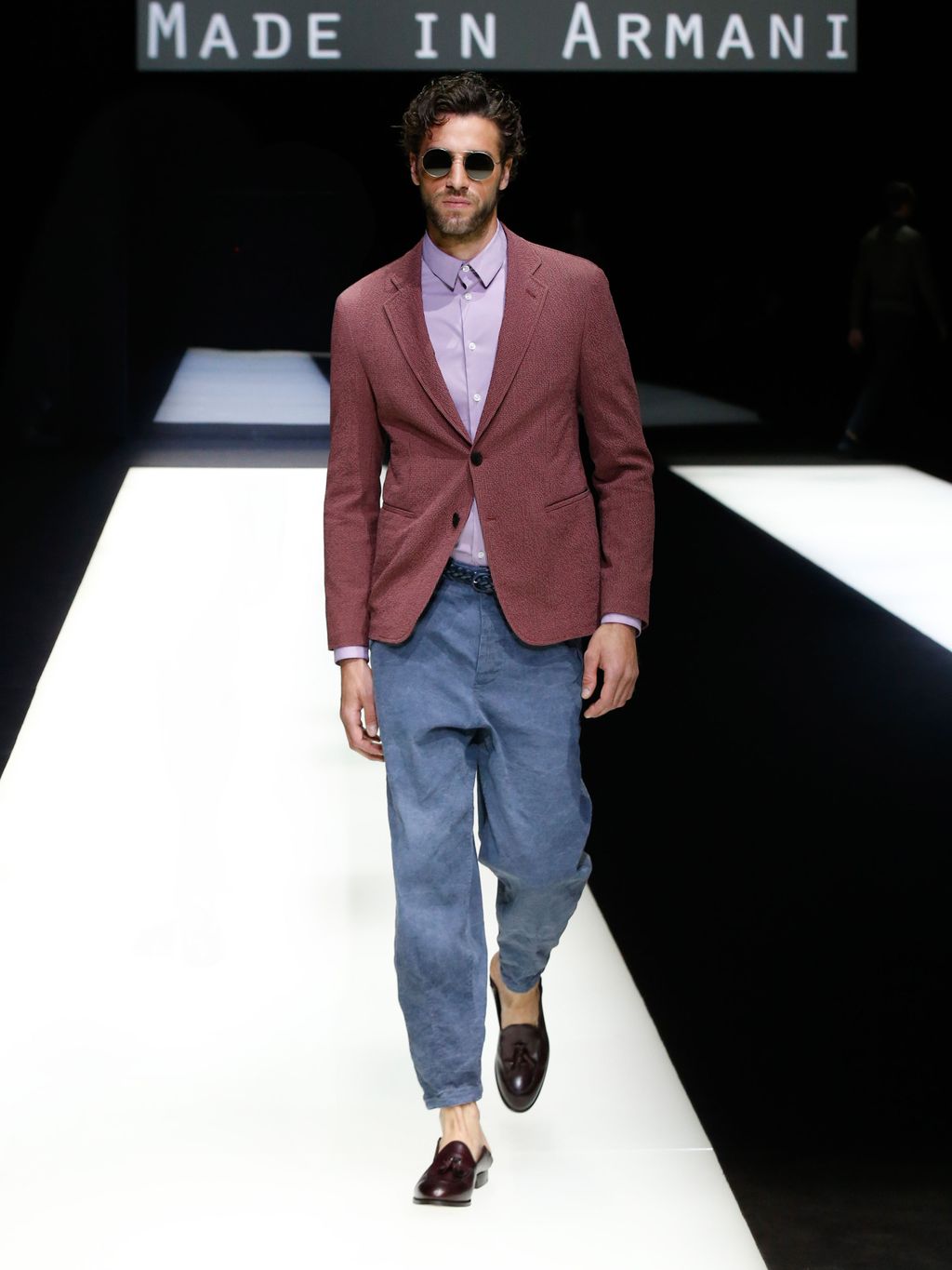 Fashion Week Milan Spring/Summer 2018 look 36 from the Giorgio Armani collection menswear