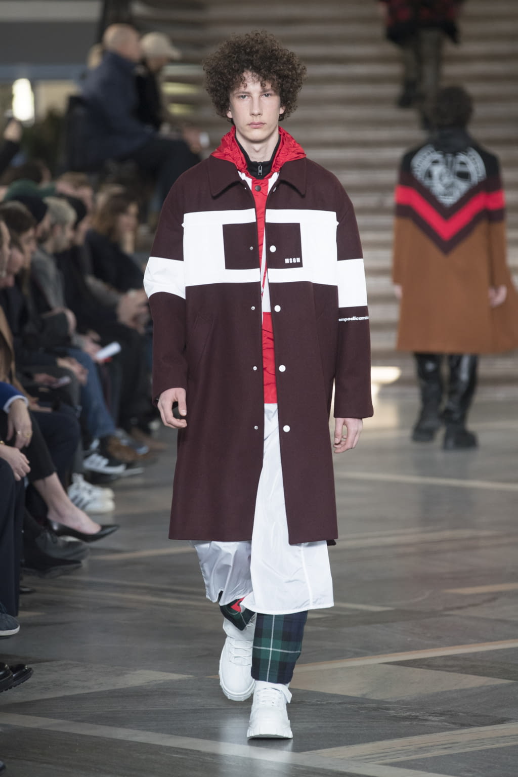 Fashion Week Milan Fall/Winter 2018 look 38 from the MSGM collection 男装
