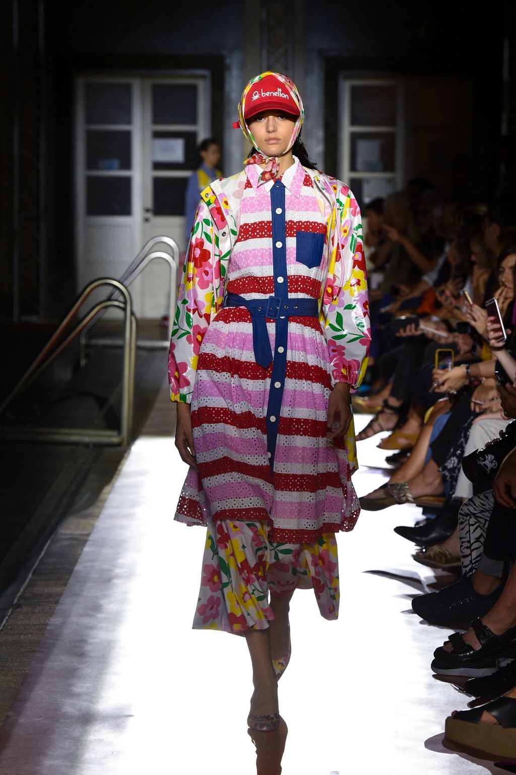 Fashion Week Milan Spring/Summer 2020 look 38 from the BENETTON x JEAN-CHARLES DE CASTELBAJAC collection 女装