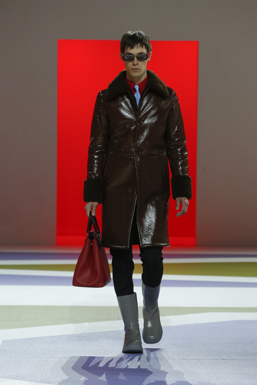 Fashion Week Milan Fall/Winter 2020 look 38 from the Prada collection 男装