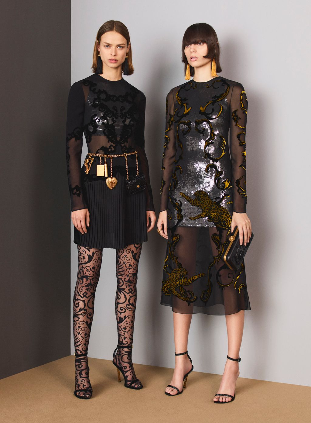 Fashion Week Milan Pre-Fall 2018 look 38 de la collection Versace womenswear