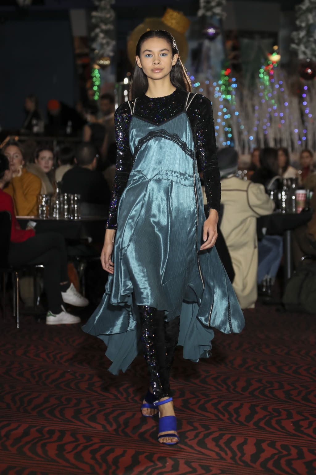 Fashion Week New York Pre-Fall 2019 look 39 from the Koché collection womenswear