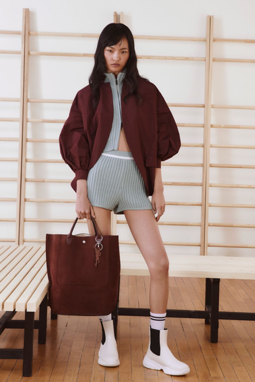 Fashion Week Paris Fall/Winter 2024 look 39 from the Longchamp collection 女装