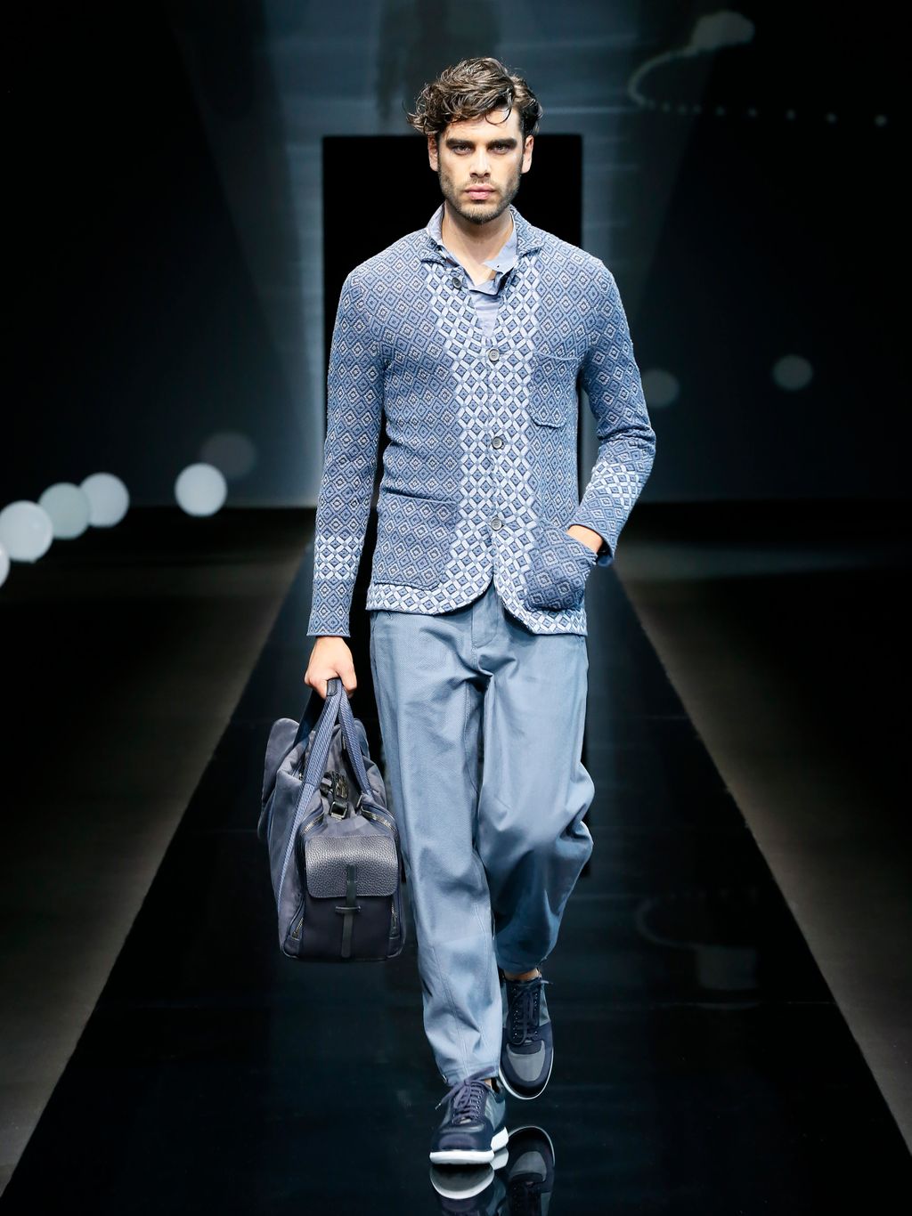 Fashion Week Milan Spring/Summer 2017 look 39 from the Giorgio Armani collection menswear