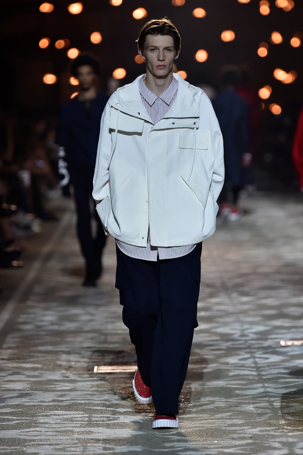 Fashion Week Florence Spring/Summer 2018 look 39 from the HUGO collection 男装