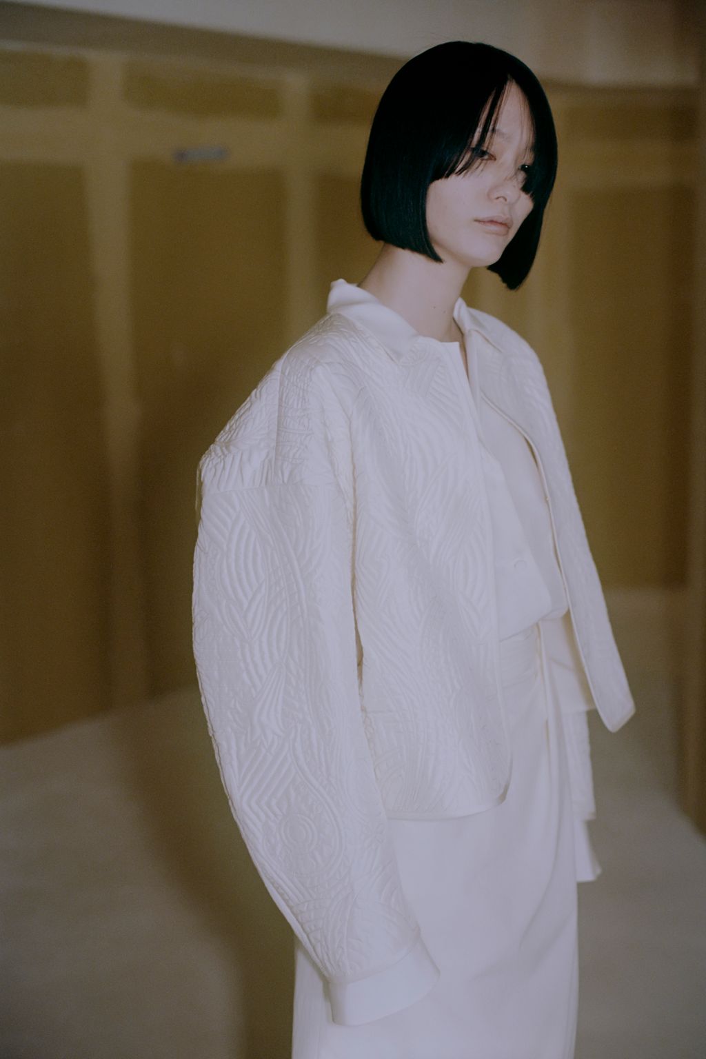 Fashion Week Paris Pre-Fall 2023 look 3 from the Mame Kurogouchi collection womenswear