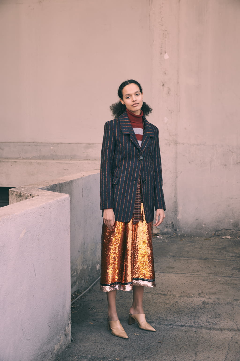 Fashion Week Milan Pre-Fall 2018 look 4 from the Au Jour Le Jour collection womenswear