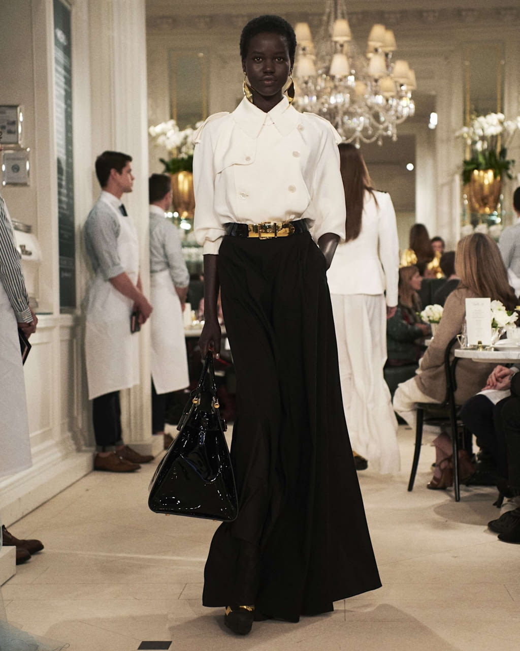 Fashion Week New York Spring/Summer 2019 look 4 from the Ralph Lauren collection 女装