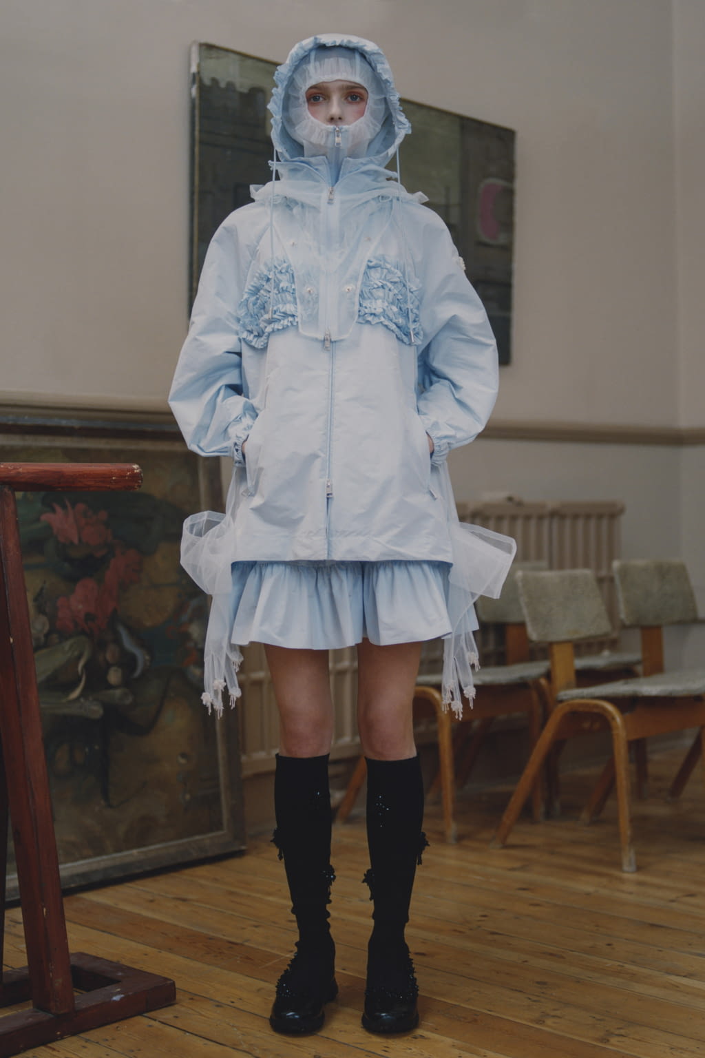Fashion Week Milan Fall/Winter 2020 look 1 from the 4 Moncler Simone Rocha collection 女装
