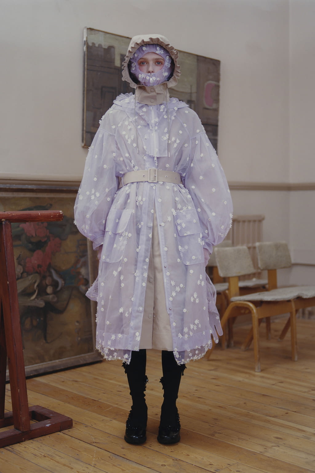 Fashion Week Milan Fall/Winter 2020 look 15 from the 4 Moncler Simone Rocha collection 女装