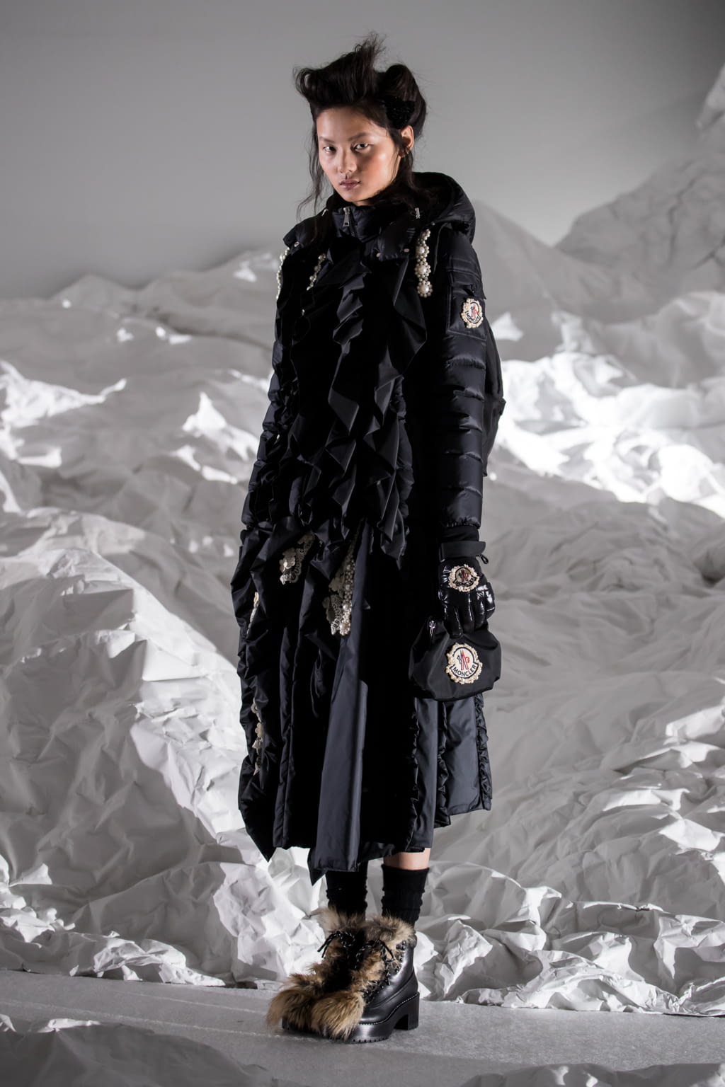 Fashion Week Milan Fall/Winter 2018 look 126 from the Moncler Genius collection womenswear
