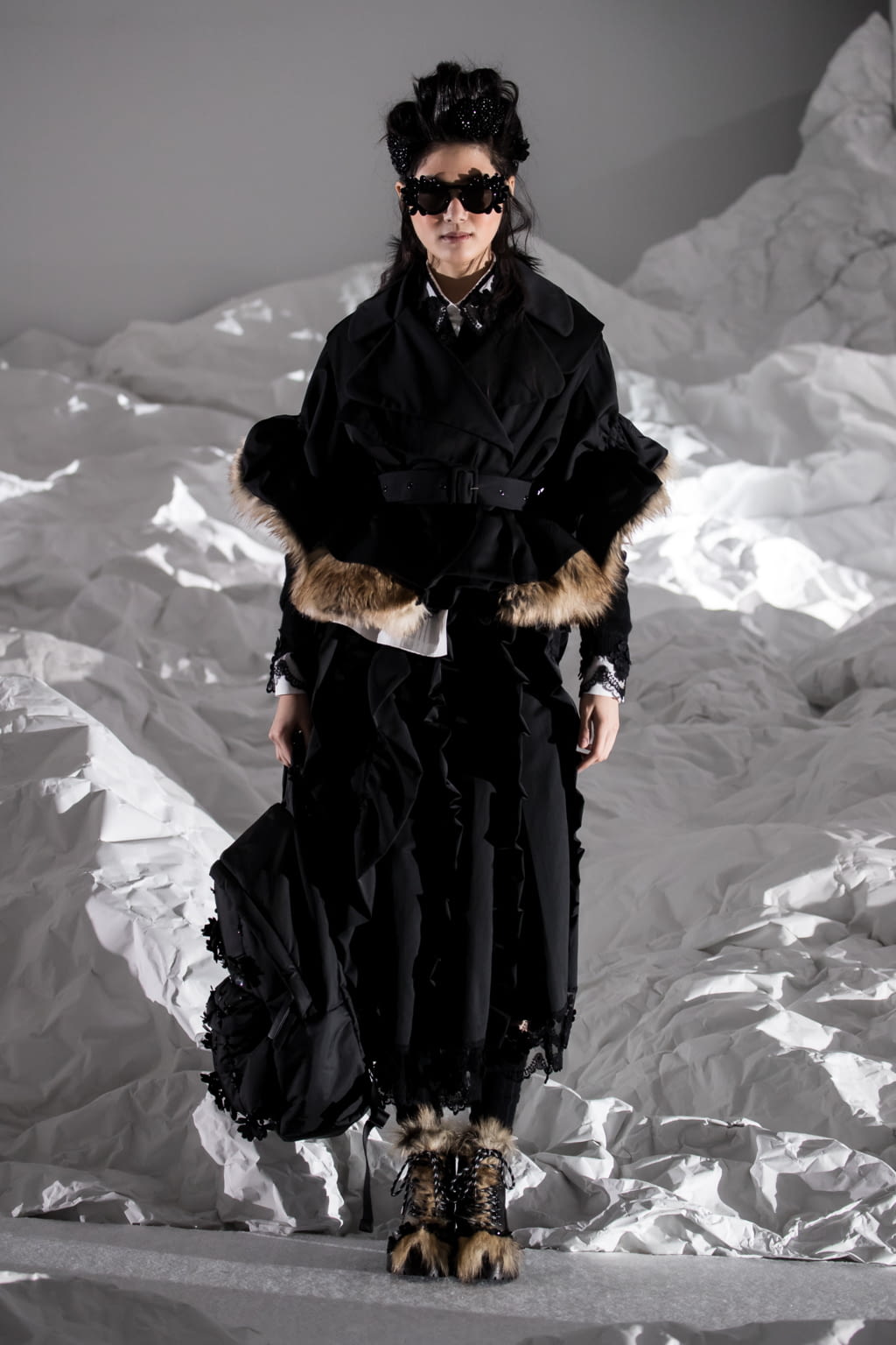 Fashion Week Milan Fall/Winter 2018 look 128 from the Moncler Genius collection 女装