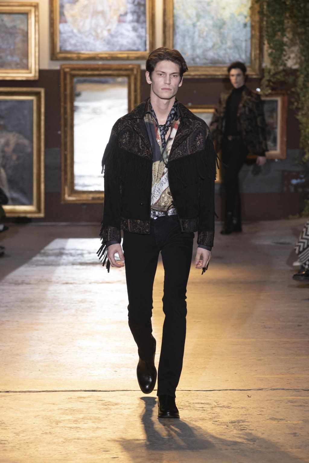 Fashion Week Milan Fall/Winter 2020 look 40 from the Etro collection 男装