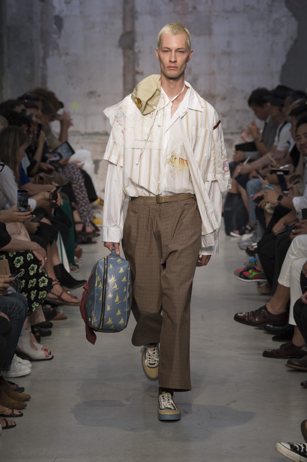 Fashion Week Milan Spring/Summer 2018 look 40 from the Marni collection 男装