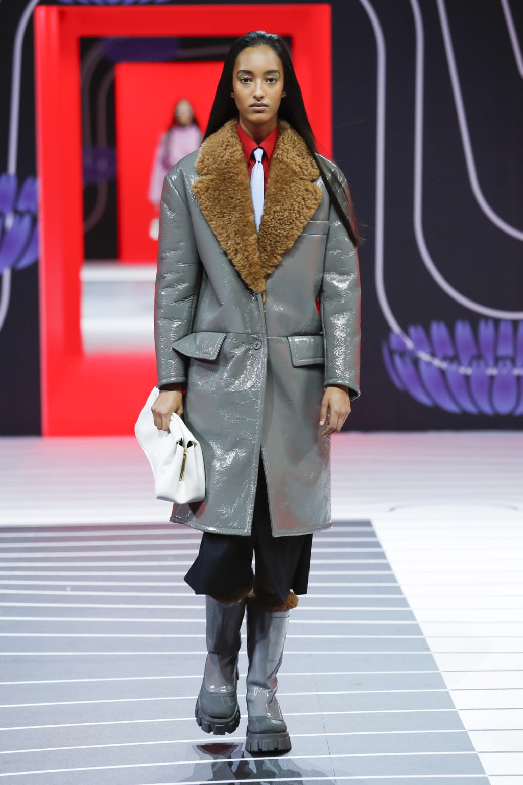 Fashion Week Milan Fall/Winter 2020 look 40 from the Prada collection 女装