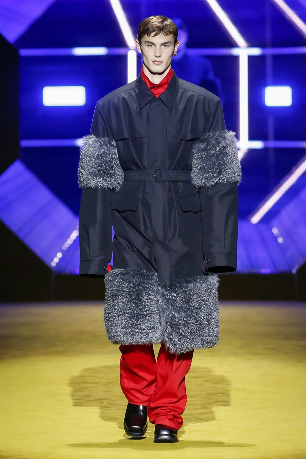 Fashion Week Milan Fall/Winter 2022 look 40 from the Prada collection 男装