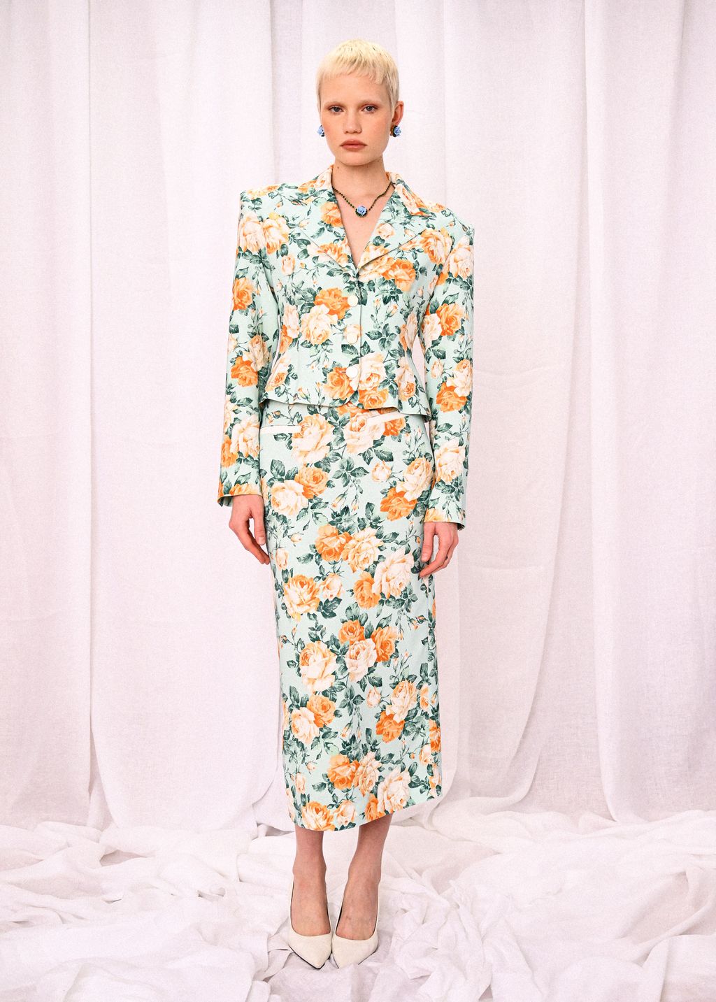 Fashion Week Paris Pre-Fall 2024 look 46 from the ROWEN ROSE collection womenswear