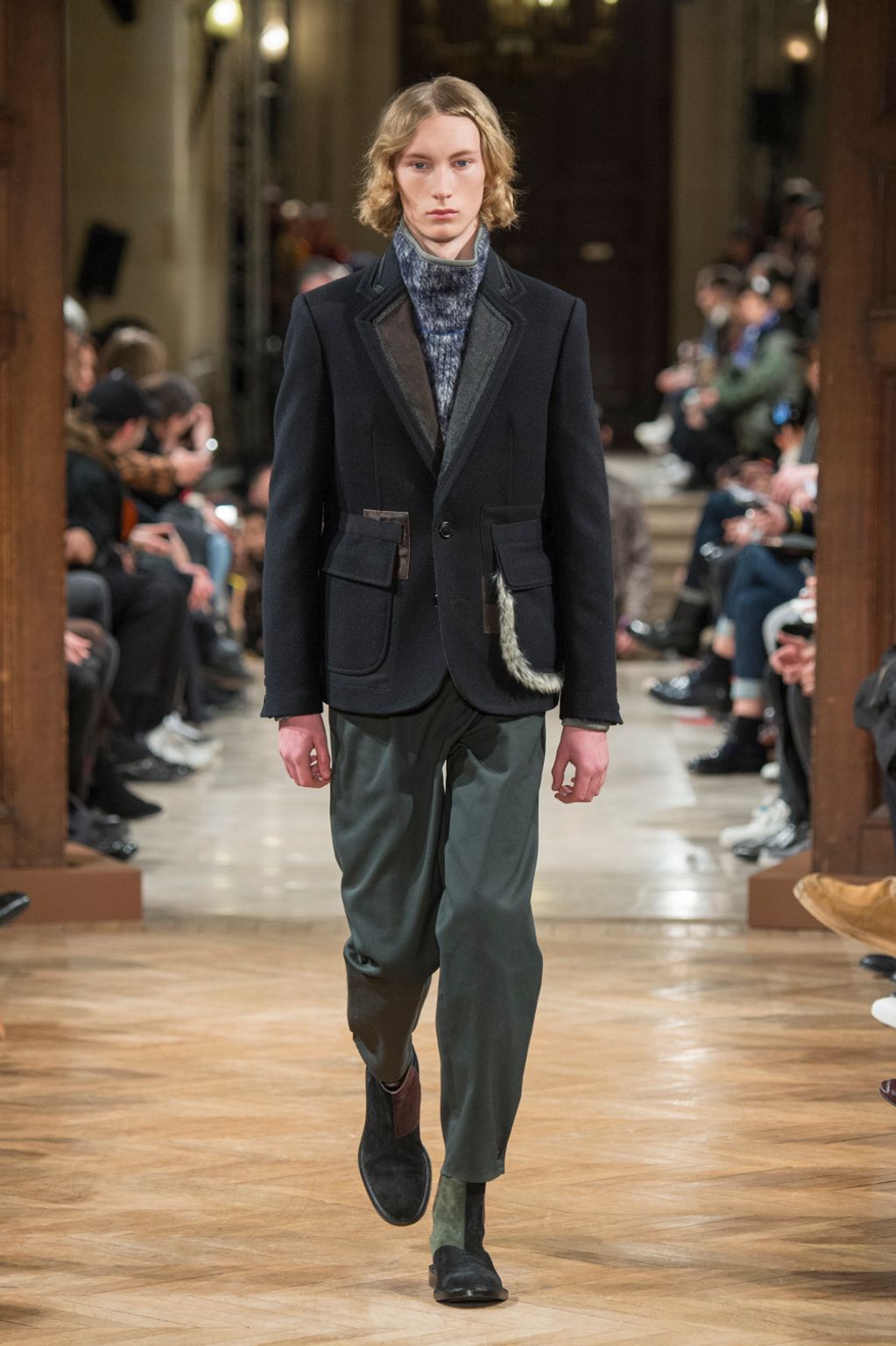 Fashion Week Paris Fall/Winter 2017 look 41 from the Kolor collection menswear