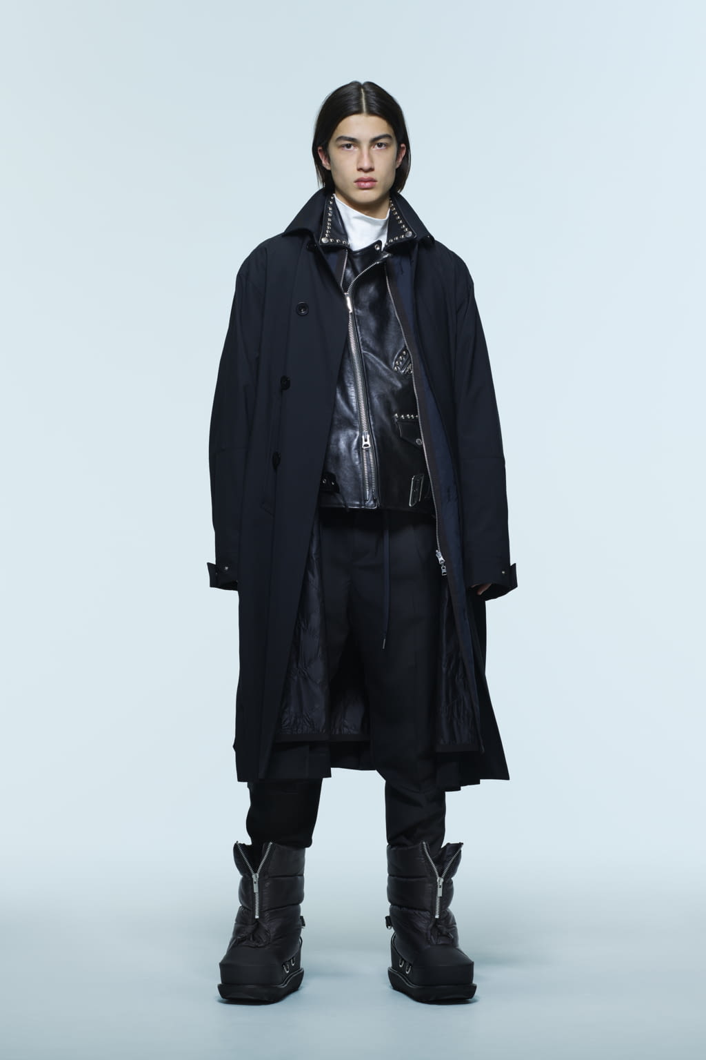 Fashion Week Paris Pre-Fall 2022 look 41 from the Sacai collection 男装
