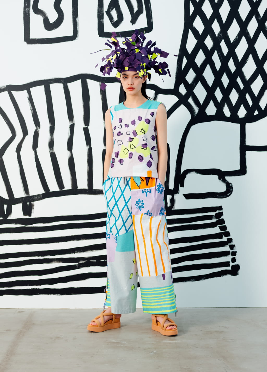 Fashion Week Paris Spring/Summer 2021 look 41 from the Issey Miyake collection womenswear