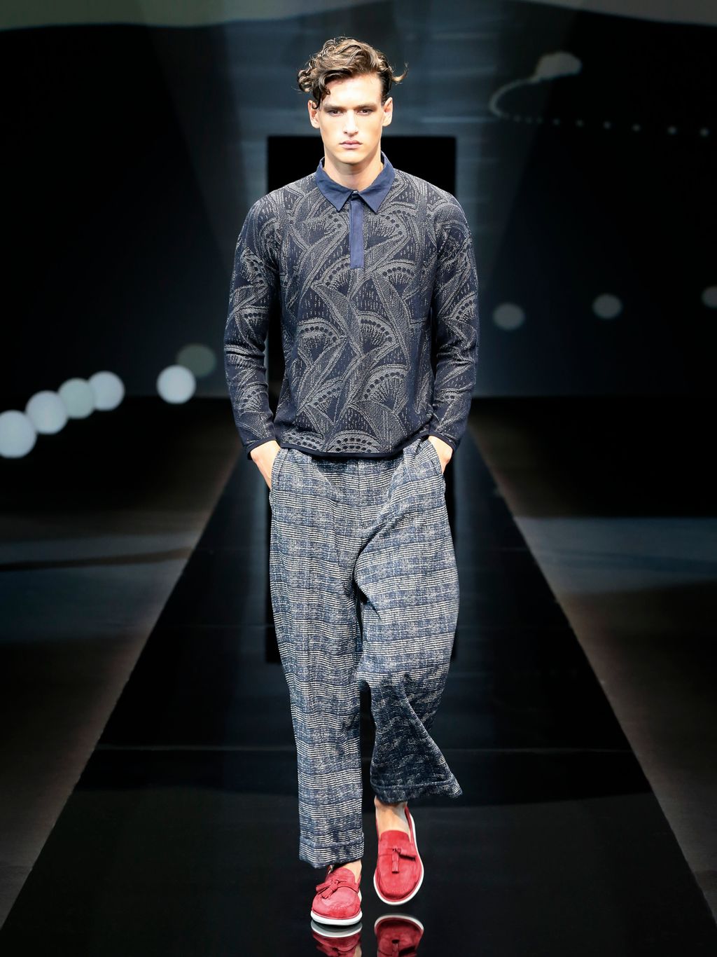 Fashion Week Milan Spring/Summer 2017 look 41 from the Giorgio Armani collection 男装
