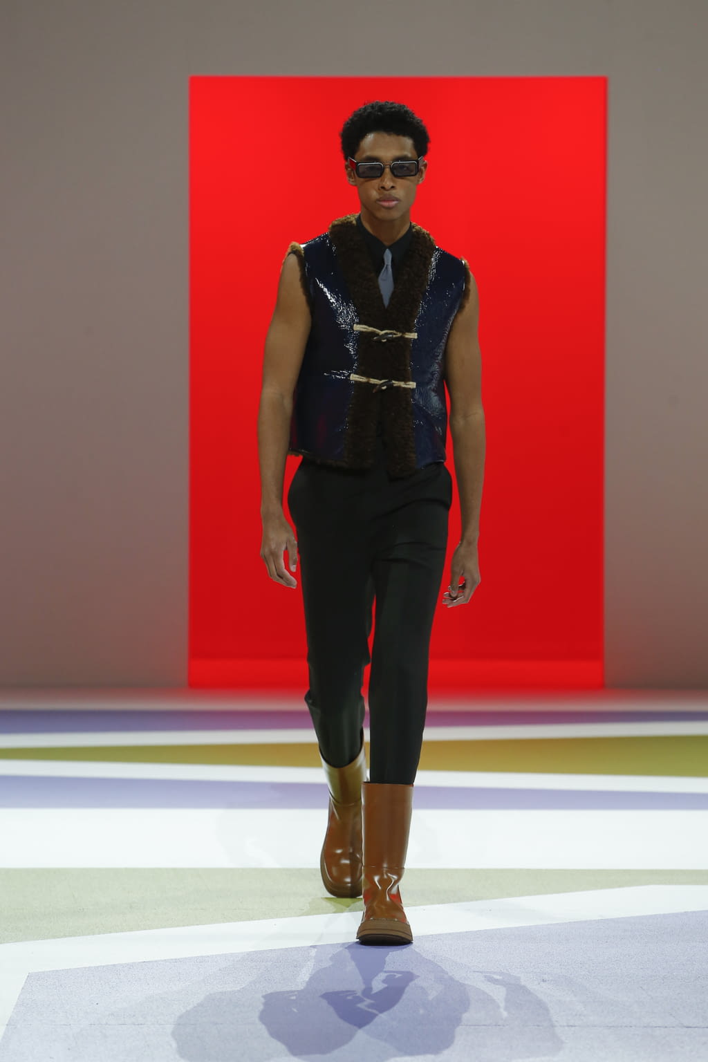 Fashion Week Milan Fall/Winter 2020 look 41 from the Prada collection menswear
