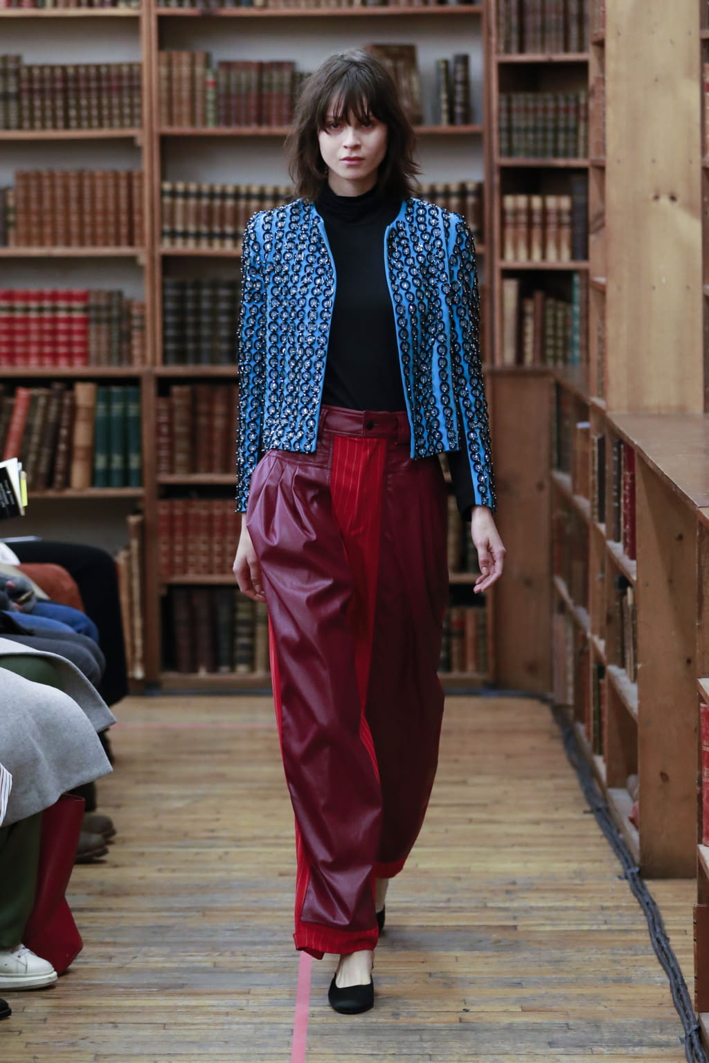 Fashion Week New York Pre-Fall 2018 look 43 from the Koché collection womenswear