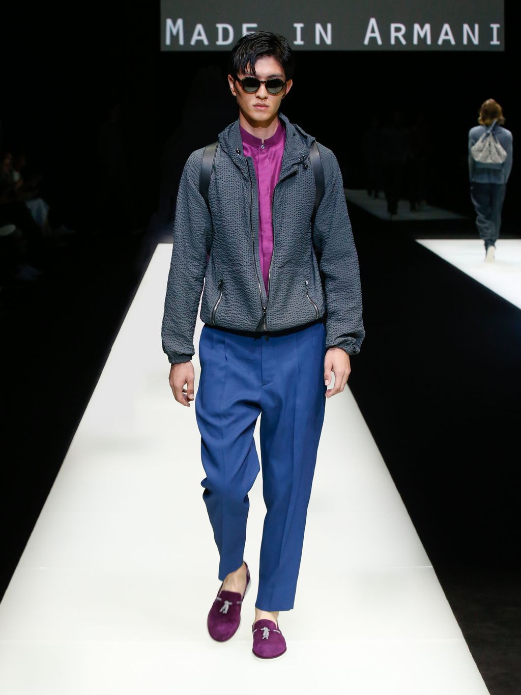 Fashion Week Milan Spring/Summer 2018 look 41 from the Giorgio Armani collection menswear