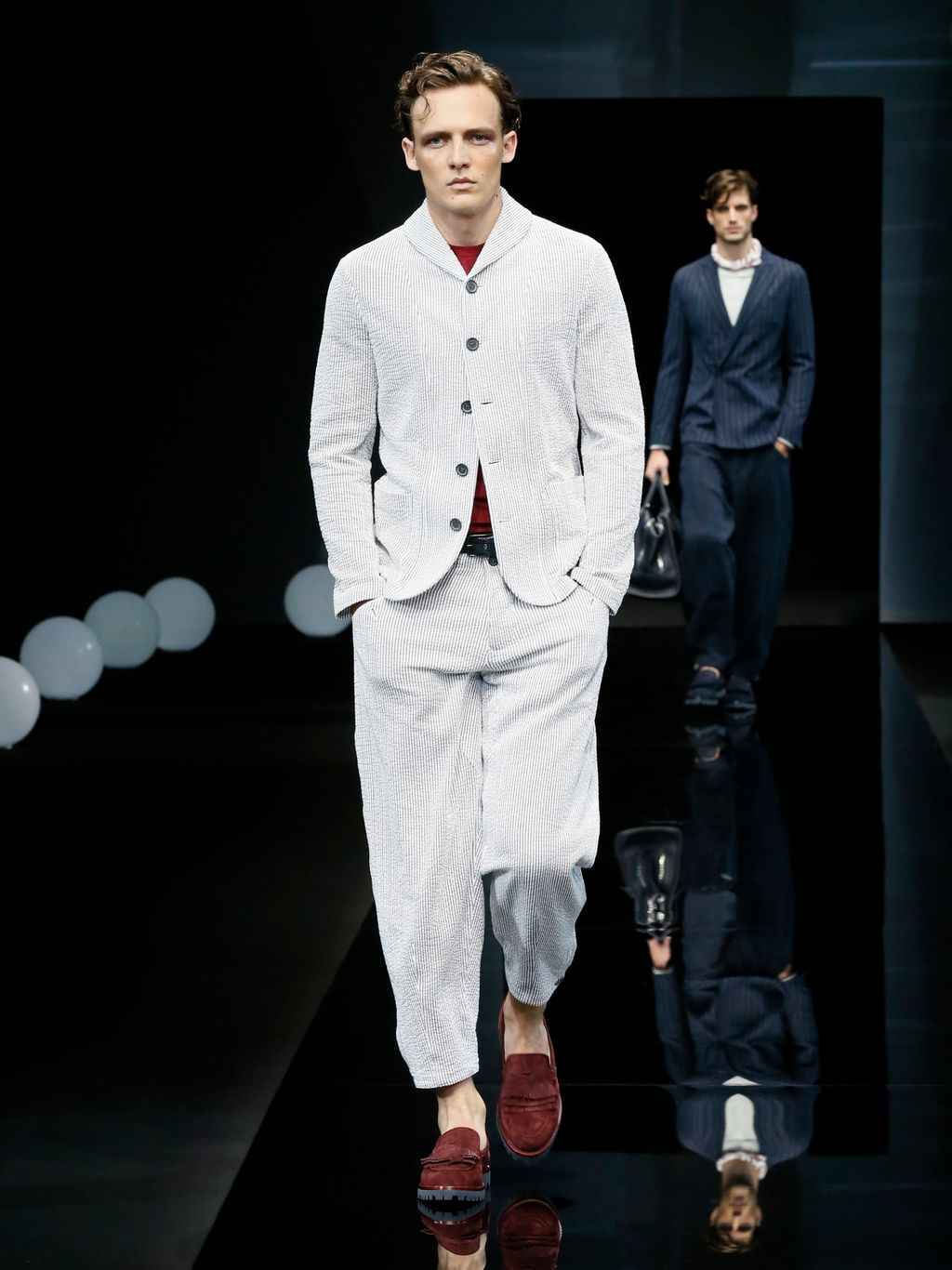 Fashion Week Milan Spring/Summer 2017 look 43 from the Giorgio Armani collection menswear